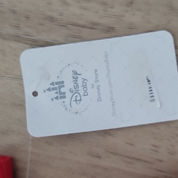 NWT Disney Mouseketeer Short Sleeve Tee Top Red Cotton 9-12m - Picture 3 of 5